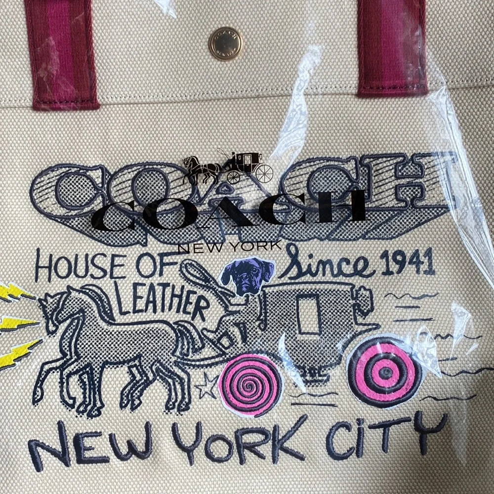 Coach Art School Canvas Tote - Picture 10 of 10
